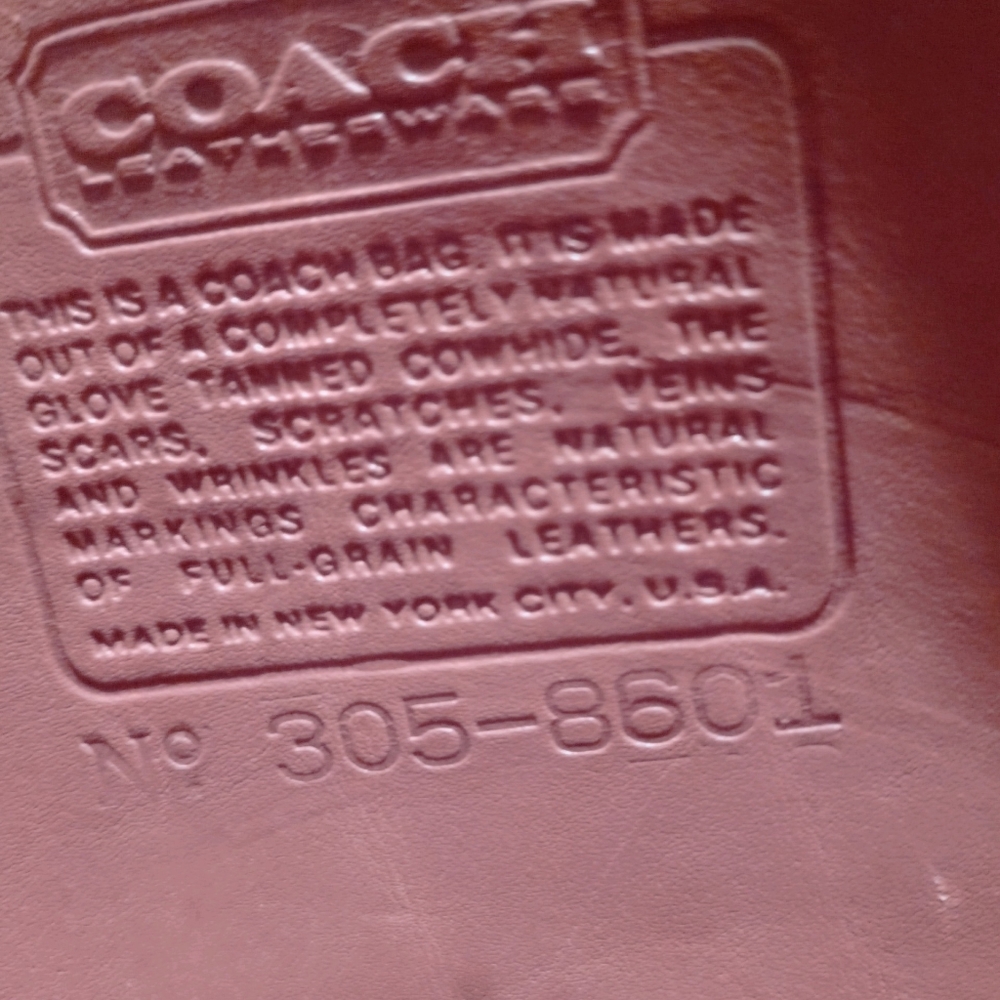 VTG COACH MUSETTE 1970'S Handbag Color: TAN Saddle Bag - Picture 12 of 14